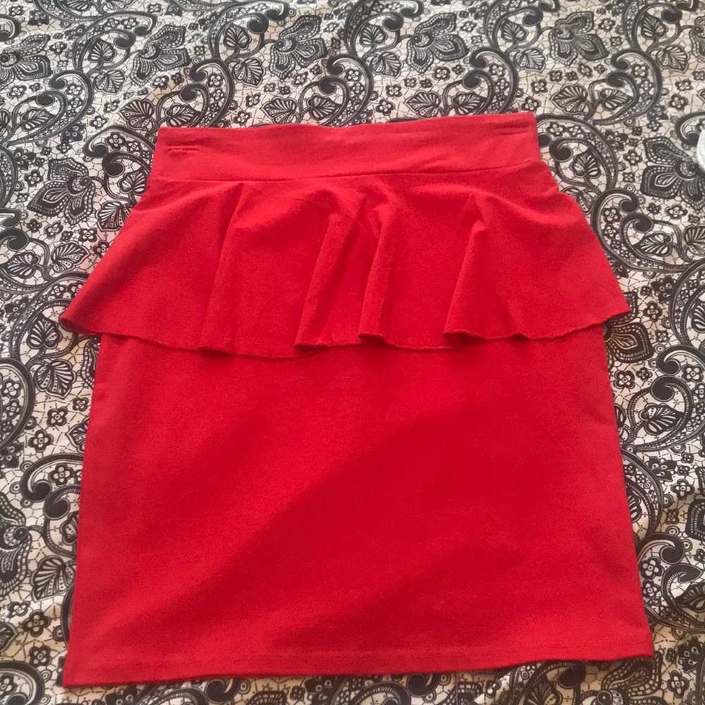 Kensie Peplum Skirt